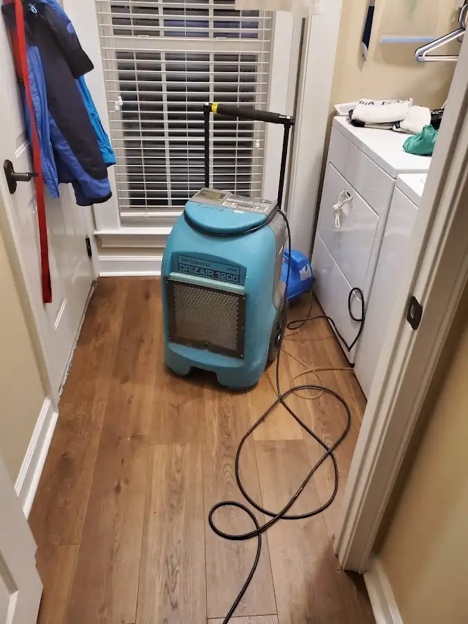 Commercial dehumidifier deployed for Flood Damage Cleanup in Munford