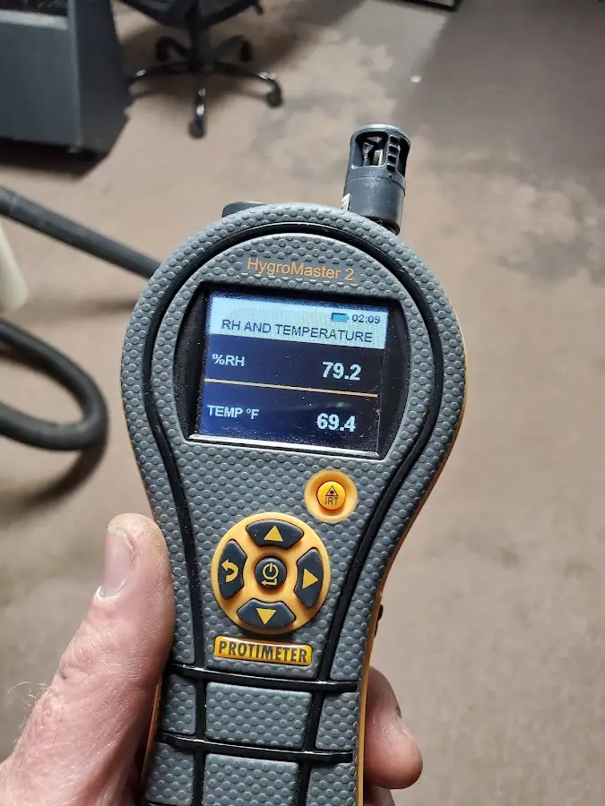 Moisture meter humidity assessment for Fire & Smoke Damage Restoration in Munford